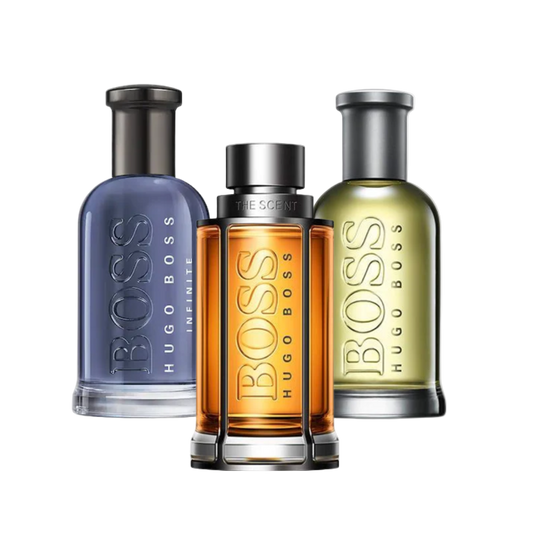 Combo 3 perfumes BOSS THE SCENT, BOSS BOTTLED y BOTTLED INFINITE 100ml - Madrid Perfumes